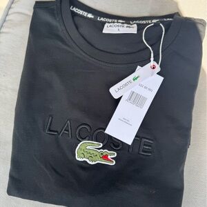 Lacoste Black Tee with Crocodile Emblem

2/$120, 3/$150